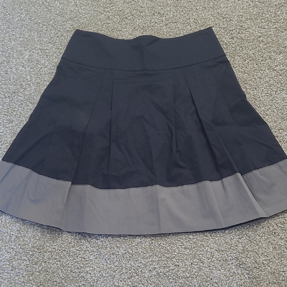 Vince Blue and Gray A-Line Mini Skirt